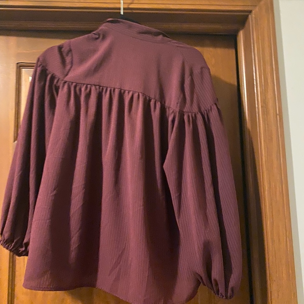 Maroon blouse